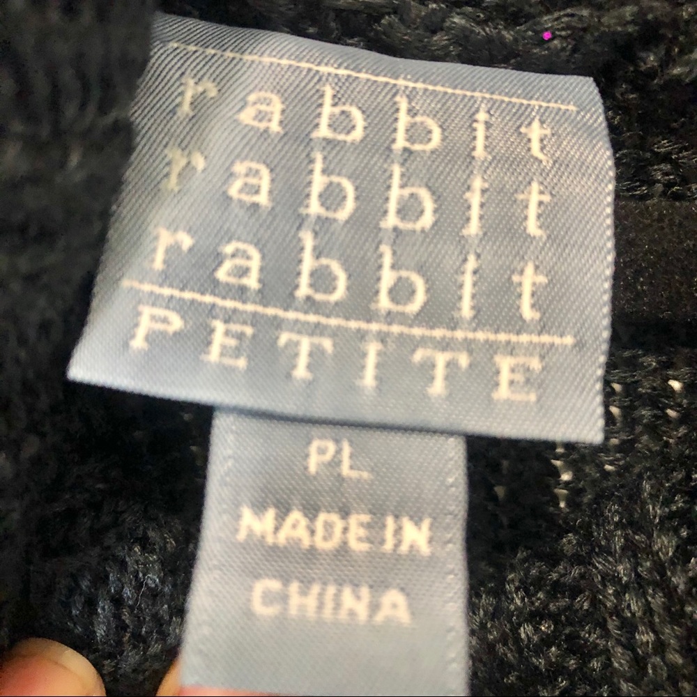 Rabbit Rabbit Rabbit Black Knit Dress.Gently Used - Picture 4 of 9